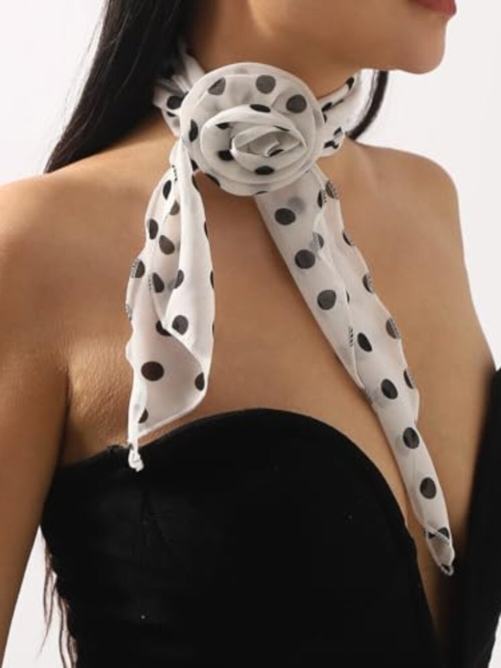 New -  Flower Necklace for Women Big Rose Flower Choker Floral Necklace Wedding‎